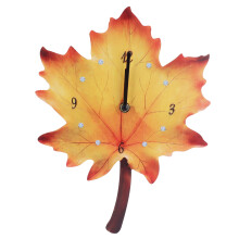 Ahornblattform Wanduhr Wohnzimmer Esszimmer