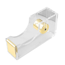 Professional Tape Dispenser With Precise Cutting Edges And-gold