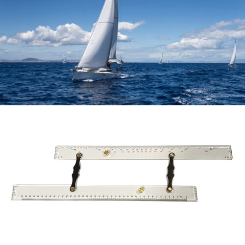 Flexible Navigation Parallel Ruler With Metal Arm 1