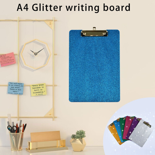 Multipurpose Acrylic Clipboard Document Organiser Writing-Green 2