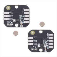 2 ks MT6701 Magnetický enkodér Modul PWM/I2c Bezkartáčový motorový enkodér ABZ režim 1024 riadkov Nahrádza modul AS5600