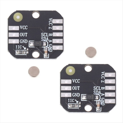 2 stuks MT6701 magnetische encodermodule PWM/I2C borstelloze motor-encoder ABZ-modus 1024 lijnen vervangt AS5600-module
