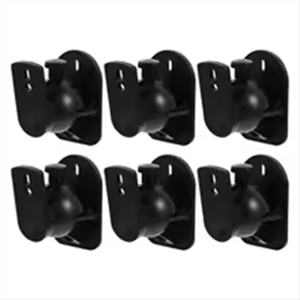 6 Sets Audio Stand Surround Sound Wall Rack Speaker Mount Brackets For Soundbar 4853066949075