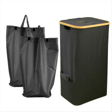 110L Recycling Bin for Kitchen Indoor Home, 29 Gallon Recycling Bin with Lid, with 2 Removable Reusable Inner Bags