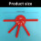 Multiunction Protractor Angle Measuring Ruler with Marking-6 4