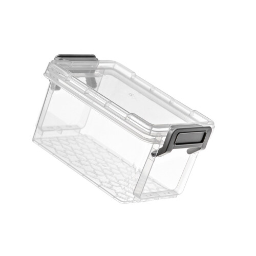 Clear Plastic Storage Box Stackable Storage Bin-1 small trumpet
