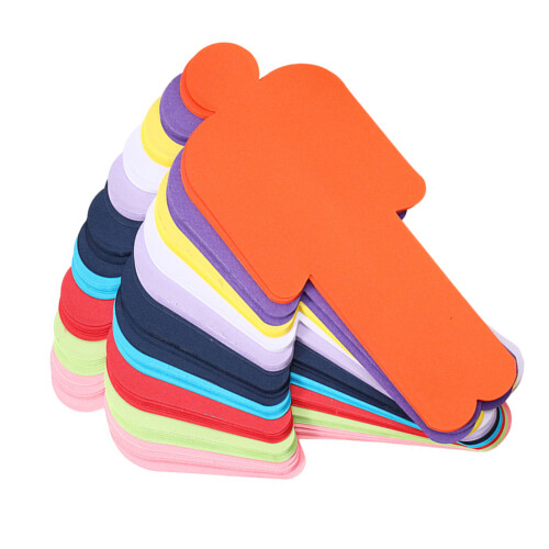 120 Pcs Human Presentation Cards Write Humanoid Paper Index