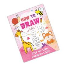 Cartoon Food Animal Theme Coloring Book Step-by-Step-Model A