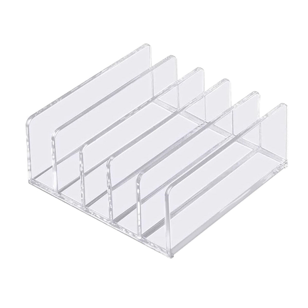 Desktop File Organizer File Rack Acrylic Magazine Rack Book 7751000493448