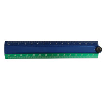 Folding Aluminum Alloy Ruler Multipurpose-Blue and green