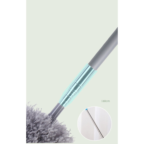 Microfiber Duster with Telescoping Extension Pole, Extendable & Bendable for High Cleaning Tasks 2