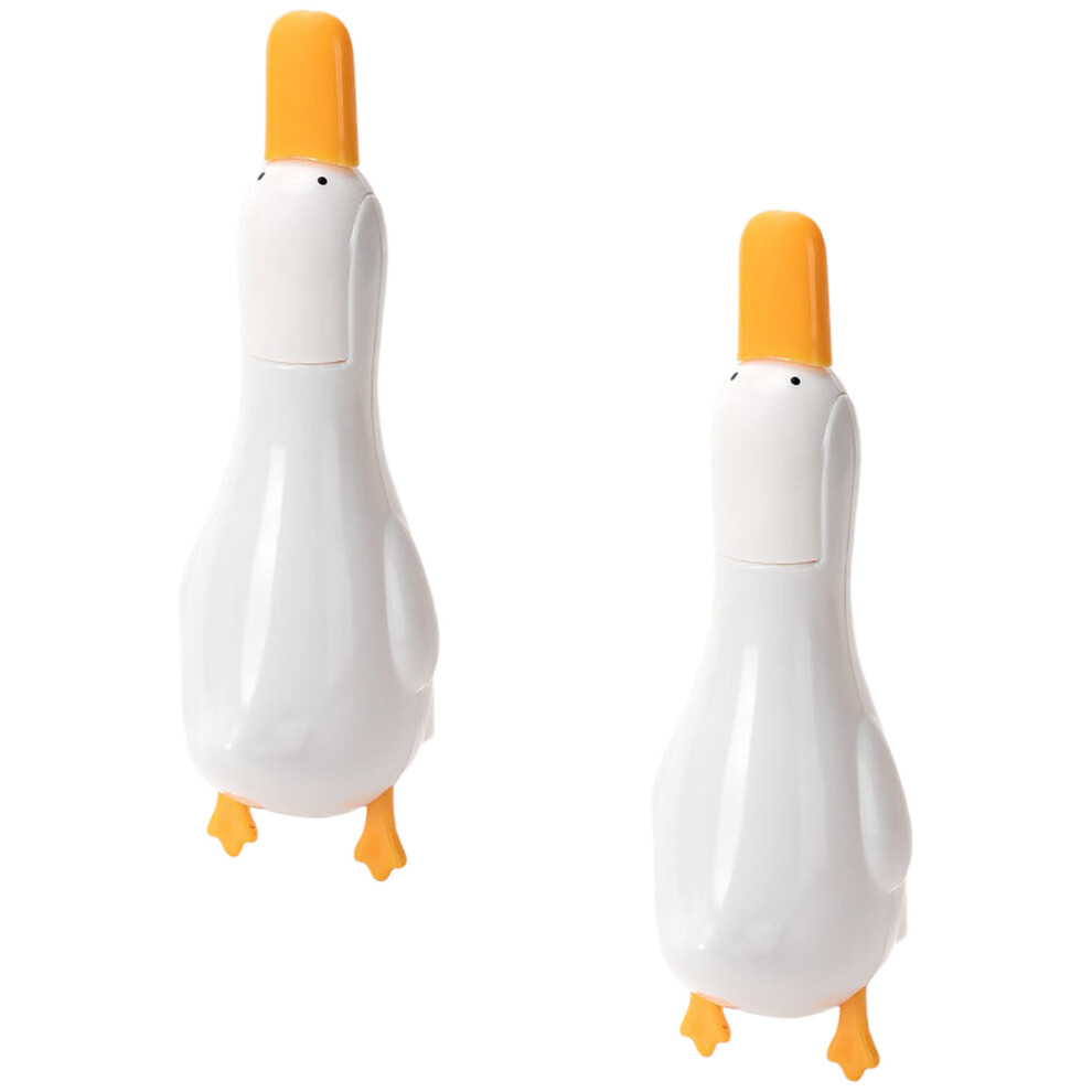 Multipurpose Drain Hair Catcher Lovely Duck-2 Packs Of White 7751000490997