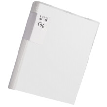 100 Pocket Display Folder with Clear Protective Sleeves-White