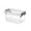 Clear Plastic Storage Box Stackable Storage Bin-1 small trumpet 1