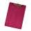 Glittering Acrylic Clipboard with Hanging Hook-Rose red 1