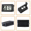 Mini-Digital-Hygrometer / Thermometer 5er-Pack Black 5