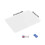 1/3/6 Pcs Small Whiteboard with Eraser and Markers-1 piece pack 5