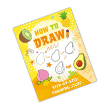 Livre de coloriage anti-stress, illustrations-Fruits et légumes