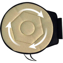 Swivel Car Seat Cushion with 360 Rotation, Non Slip Base for Elderly and Limited Mobility Chairs