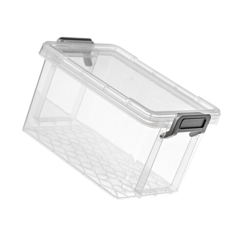 Conteneur de stockage transparent Bacs de-1 taille moyenne
