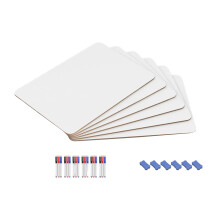 1/3/6 stuks message board dubbelzijdig whiteboard kleine-6 stuks