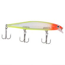 Attrezzatura da pesca artigianale, esca Vivid11cm con perfezionamento per eccellere e velocità di affondamento lenta, esche morbide per persici e