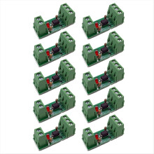 1-Kanal-Optokoppler-Isolationsmodul PC817 3V-5V Fotoelektrischer Isolator Schienenhalter SPS-Antriebsmotorplatine 10 Stück