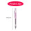 Automatic Pencils with Eraser 0.5mm Drawing Pencils Clear-138B 3
