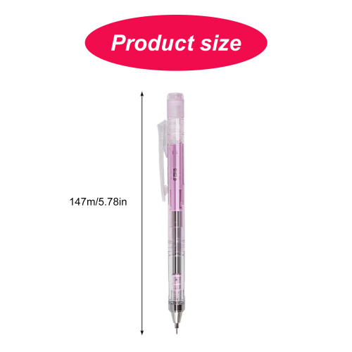 Automatic Pencils with Eraser 0.5mm Drawing Pencils Clear-138B 2