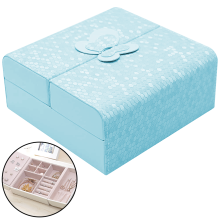 Decoratieve sieradenopbergdozen van imitatieleer, tijdloze elegantie voor een perfect georganiseerd huis, veilige opbergdozen met multifunctionele