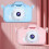 Stoßfester Digital-Video-Camcorder für Kinder mit zwei-Blau 7