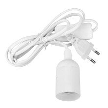 Hanging Pendant Light Fixture with E26 E27 Pendant Light Sockets, E26 E27 Pendant Light Sockets Bulb Socket Holder Cord, Durable Home Lamp Chandeliers