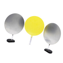 Condensateur à plaques parallèles portable avec disque en