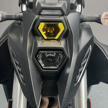 Motorfiets aangepaste koplampbeschermingsfolie voor GSX 8R S8R S950 S1000R DL800 2022-2024 Geel