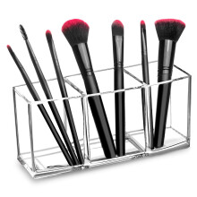 Professioneller Make-up-Organizer aus Acryl, transparente Aufbewahrungslösung für Kosmetikartikel am Schminktisch, vielseitig einsetzbar,