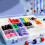 Draagbare chemiemoleculaire modelgroep met opslagcontainer- 3 4