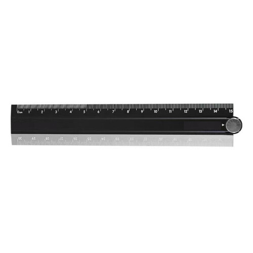 Règle pliante polyvalente en alliage d'aluminium,-Gris noir