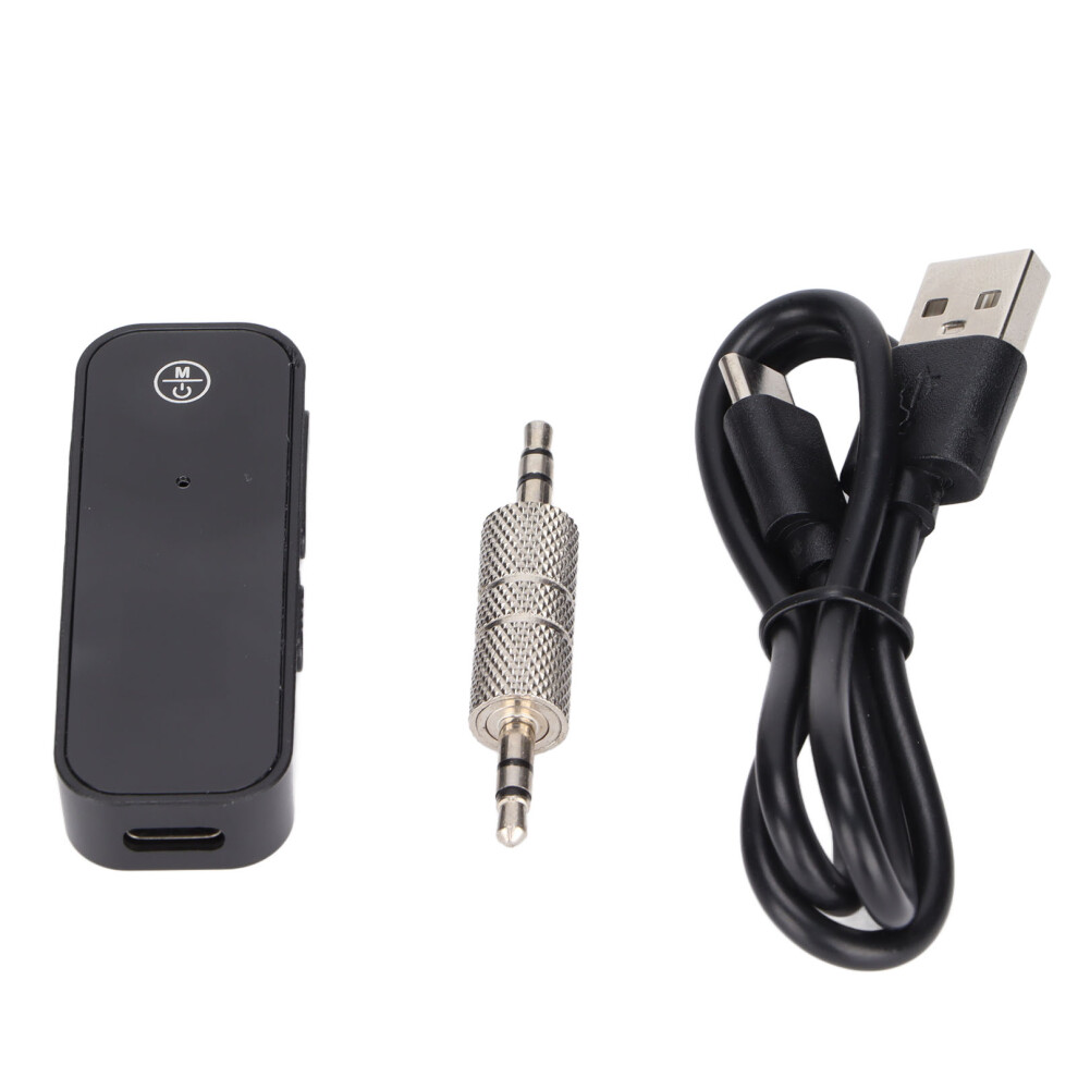 Hands Free Calling Bluetooth Adapter, Noise Cancelling Aux Transmitter Receiver For Portable, 2-In-1 Non-Destructive Sound Quality, Stable Connection 9416038732706