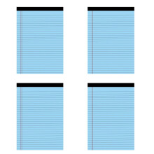 Bloc-notes coloré avec Pages déchirables, bloc-notes-Bleu
