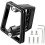 Front carrier adapter for Brompton bicycle, 3hole mounting frame for improved durability (black) 3