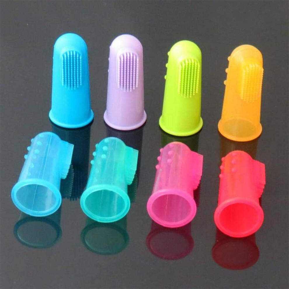 Pet Dental Care, Soft Silicone Finger Toothbrush for Oral Hygiene, Effective Plaque and Tartar Removal, Dog Tooth Brushing Kit for Easy Teeth