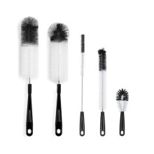 Matériau sûr et prise en main confortable : idéal pour nettoyer les bouteilles à col étroit, brosse à bouteilles à long manche et goupillon