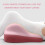 Couples Memory Foam Wedge Pillow with Ergonomic Support for Side Sleeping and Cuddling – Yellow 2