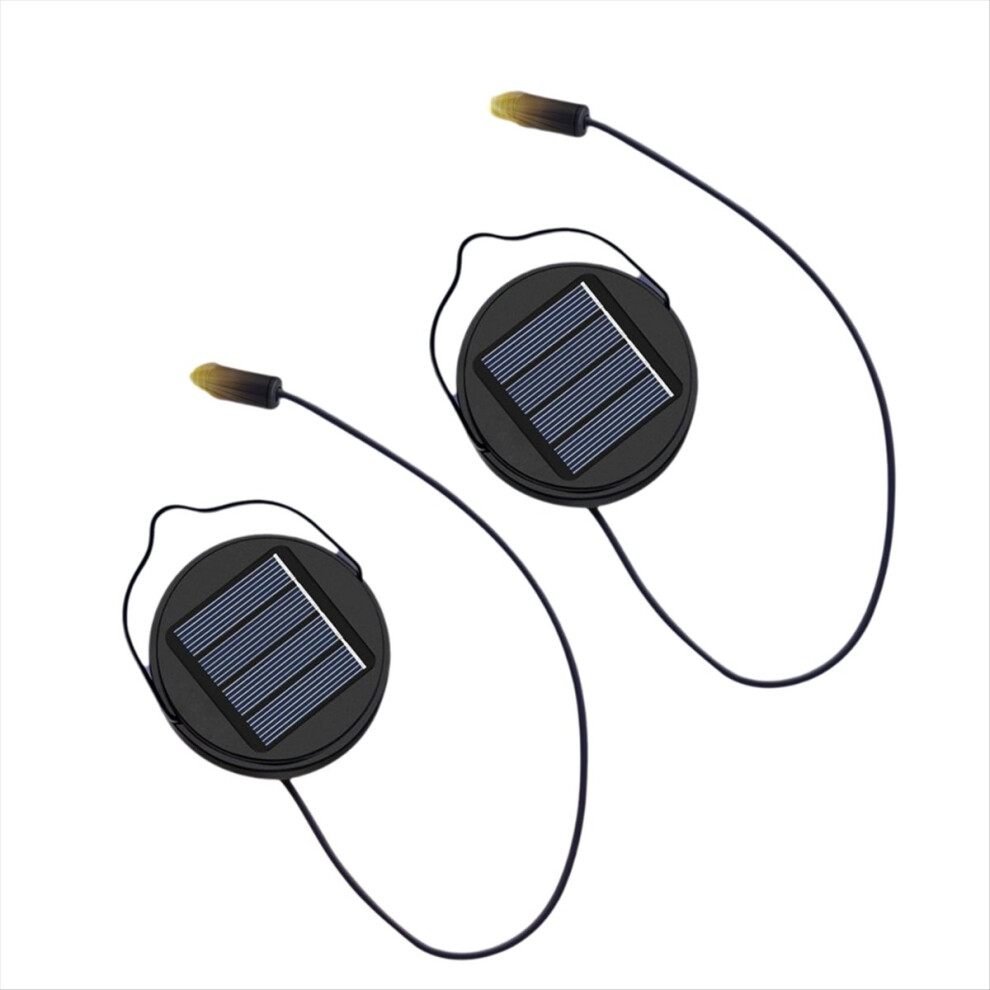2Pack 600Mah Solar S Replacement Top For Outdoor Lantern S Waterproof For Garden, Yard,Diy Birthday Gifts Light