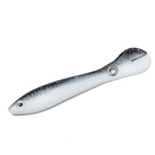 Supermjukt fiskebete med lättanvänd rigg, mjukt bioniskt fiskebete för abborre, öring, gädda, snook, naturtroget simning med paddeltajm
