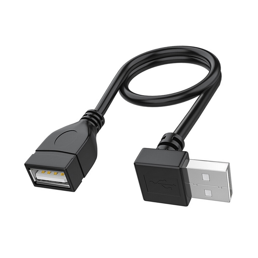 Usb 2.0 Extension Cable Male To Female 90 Degree Angled-Bend Up 7709000256211