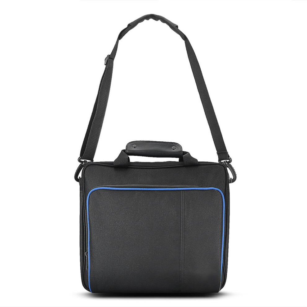 Nylon Soft Shell Carrying Case With Strap And Utility Pocket For Ps4 Console Protection Black 9426802915037