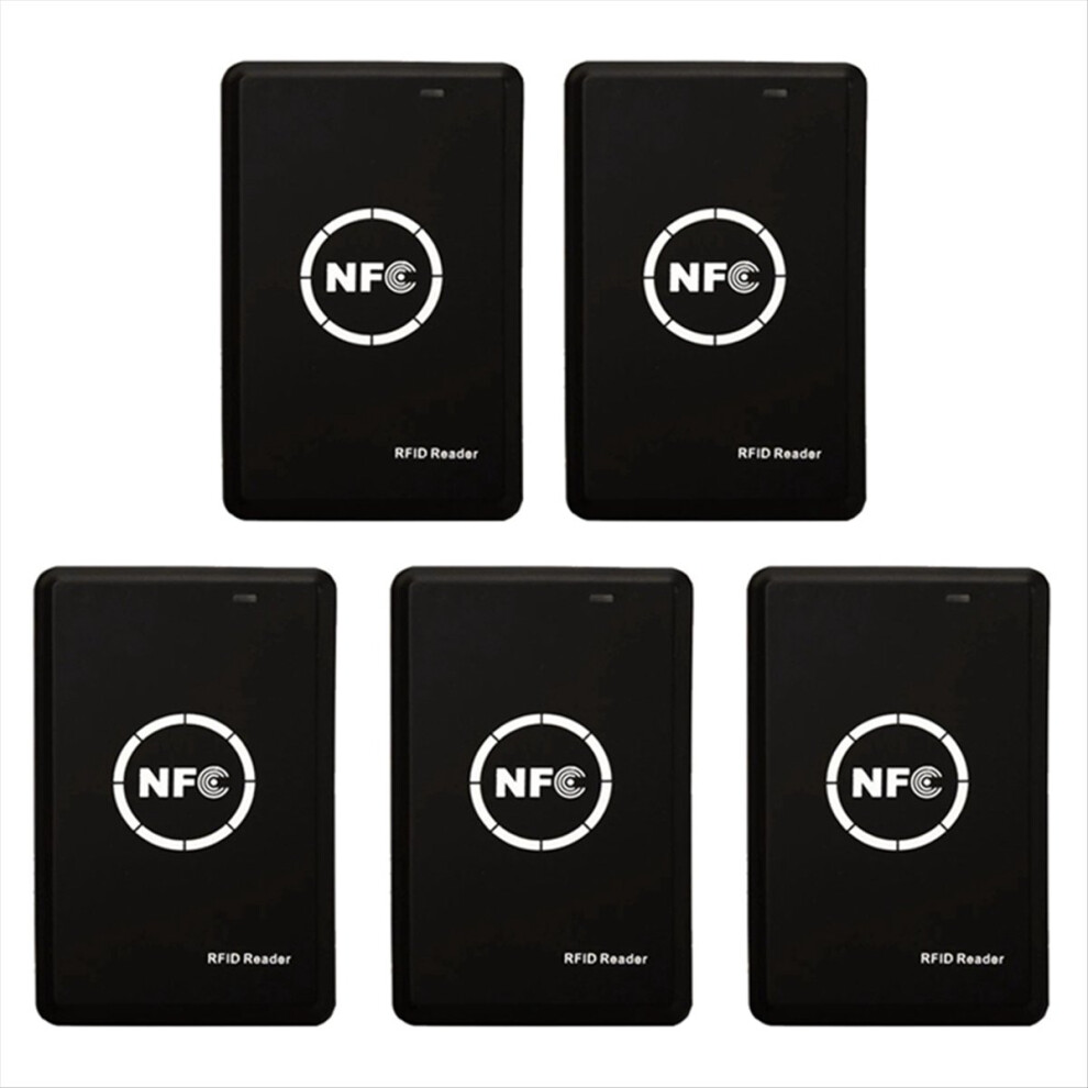 5Pcs Nfc Smart Card Reader Ic Rfid Card Reader Rfid Copier Duplicator 13.56Mhz & 125Khz Encrypted Programmer 4853066982911
