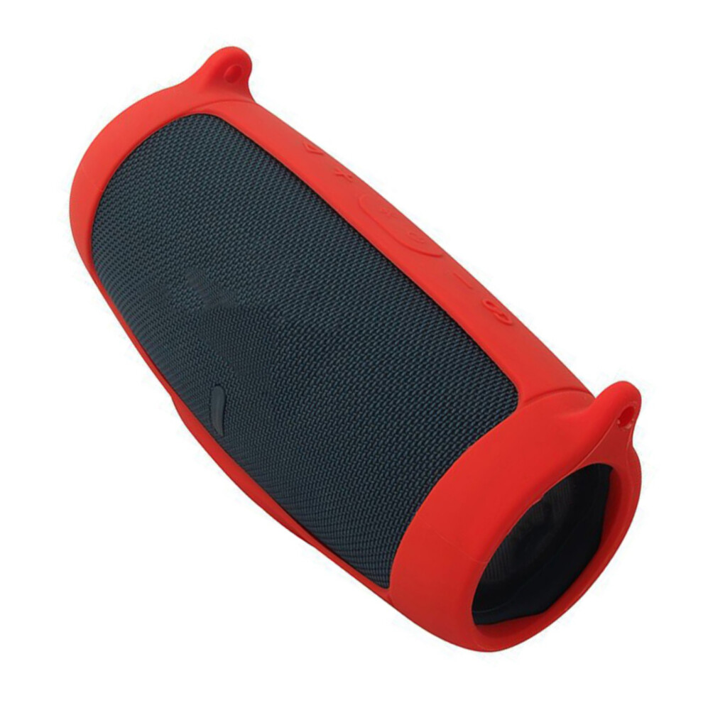 Silicone Protective Cover Shockproof Speakers Carrying Case- Red 7709000256921