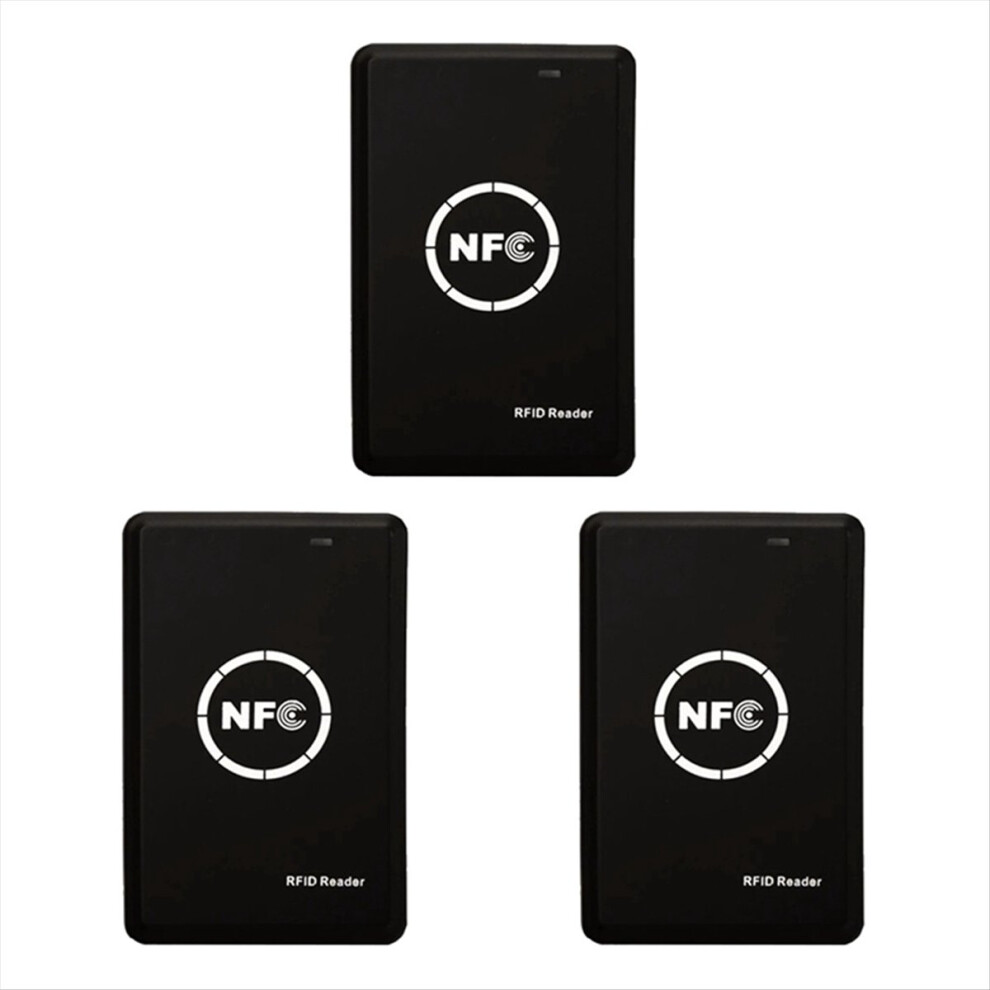 3Pcs Nfc Smart Card Reader Ic Rfid Card Reader Rfid Copier Duplicator 13.56Mhz & 125Khz Encrypted Programmer 4853066982942